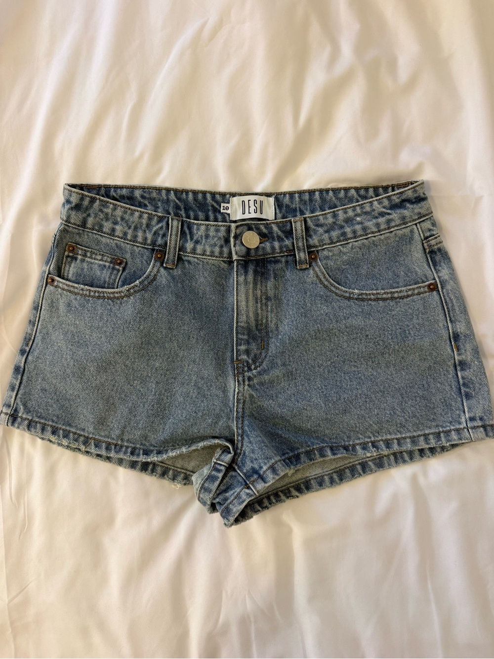 Denim shorts